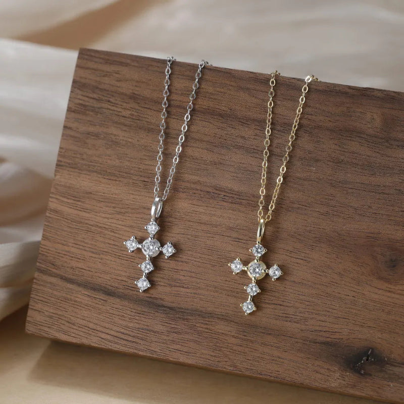 Celeste Cross Necklace