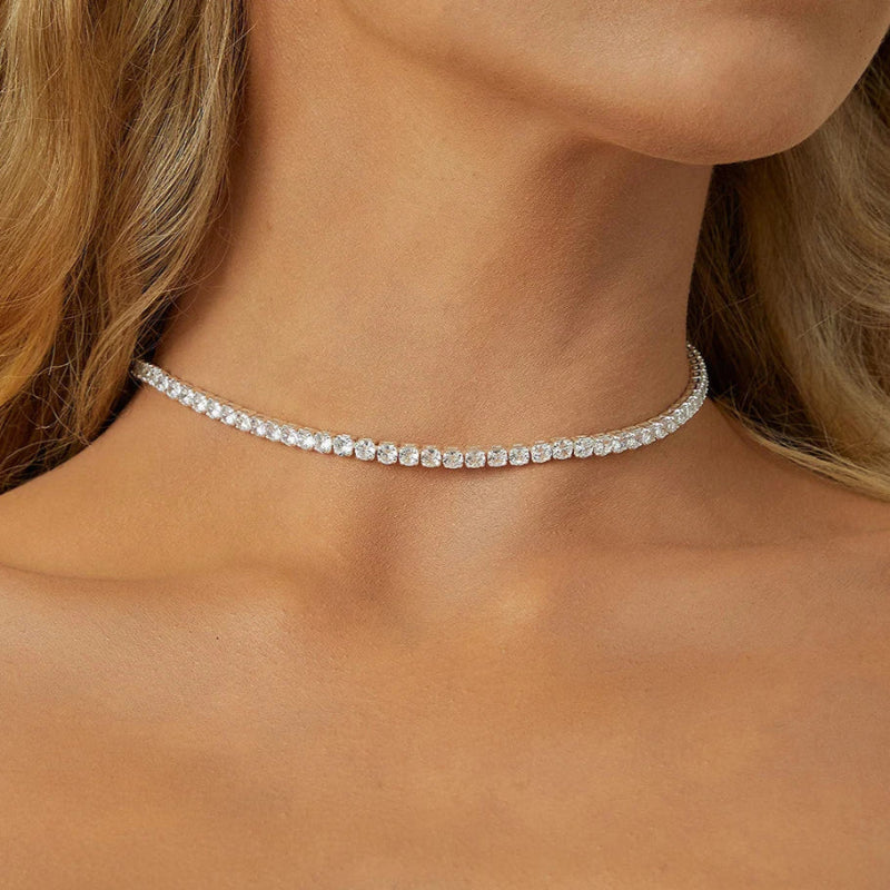 Elizabeth Tennis Necklace
