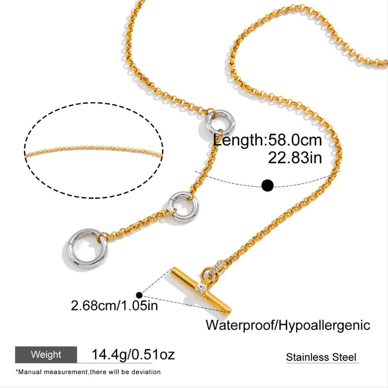 Cyndi T-Bar Necklace