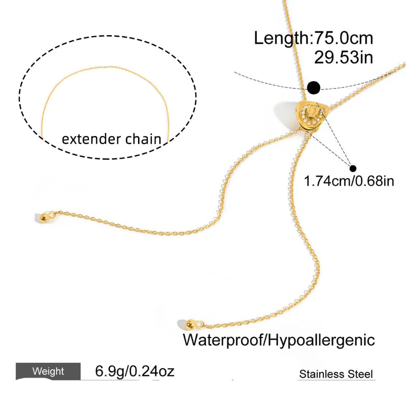 Lyra Y-Chain Necklace