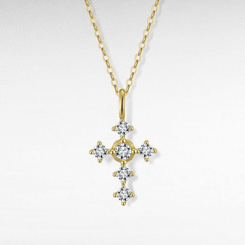 Celeste Cross Necklace