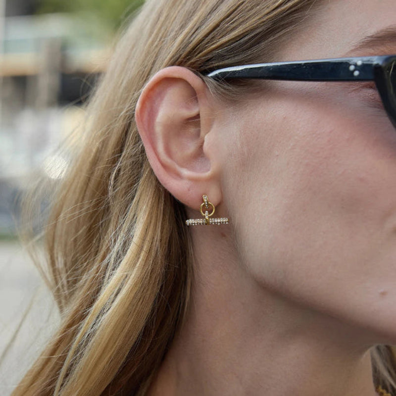 Emily T-Bar Earrings