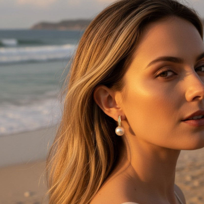 Camille Pearl Earrings