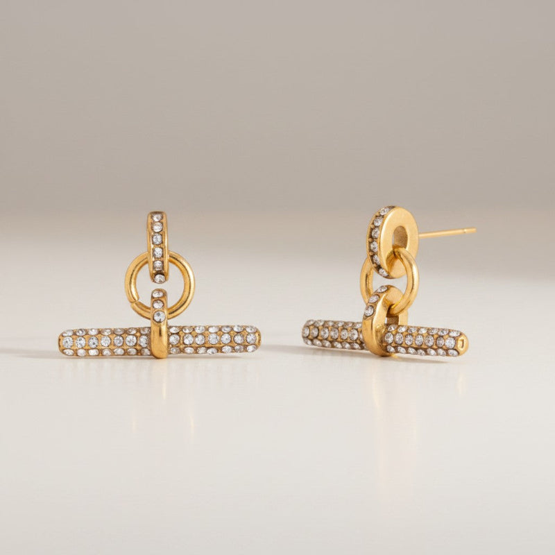 Emily T-Bar Earrings