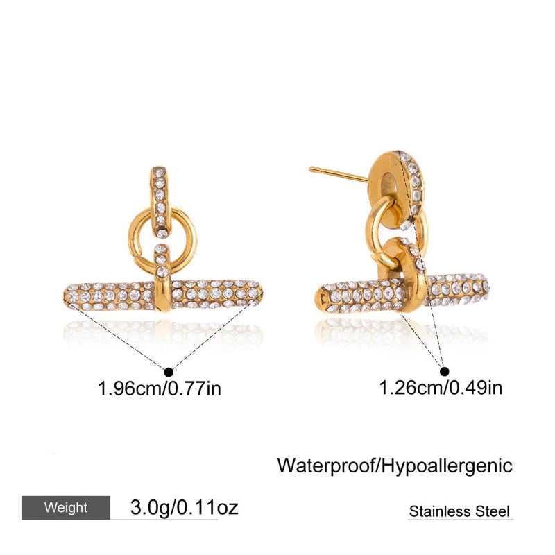 Emily T-Bar Earrings