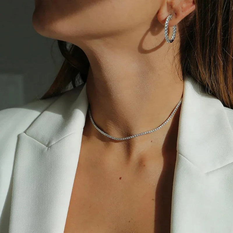Elizabeth Tennis Necklace