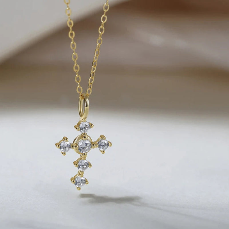Celeste Cross Necklace