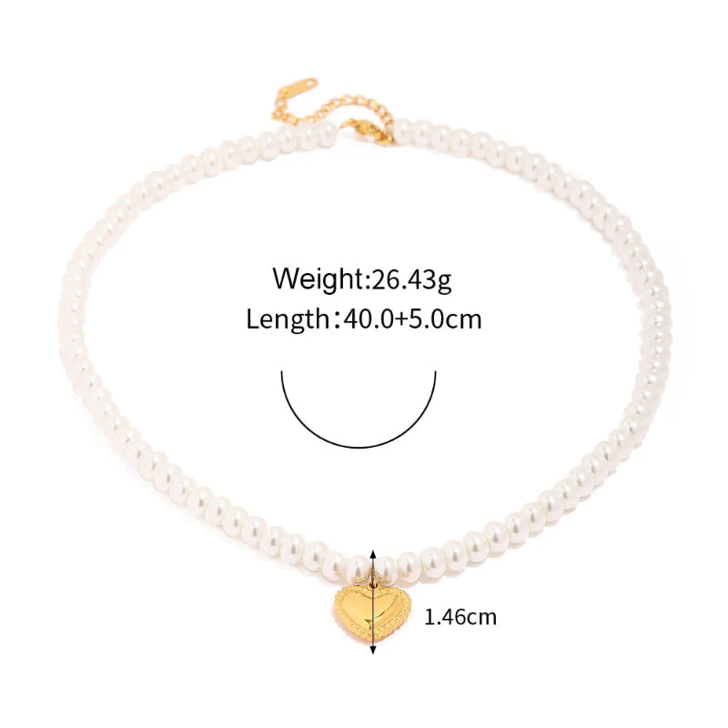 Rosalie Heart Necklace